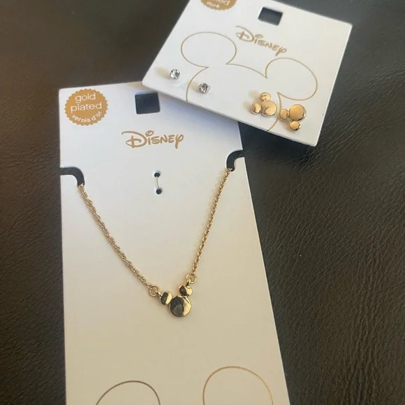 Disney Gold Mickey Mouse Jewelry Set - Picture 2 of 3